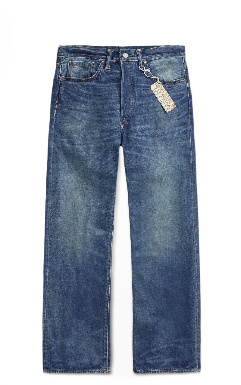 RRL 빈티지 5포켓 핏 진 그랜드폴스 워시