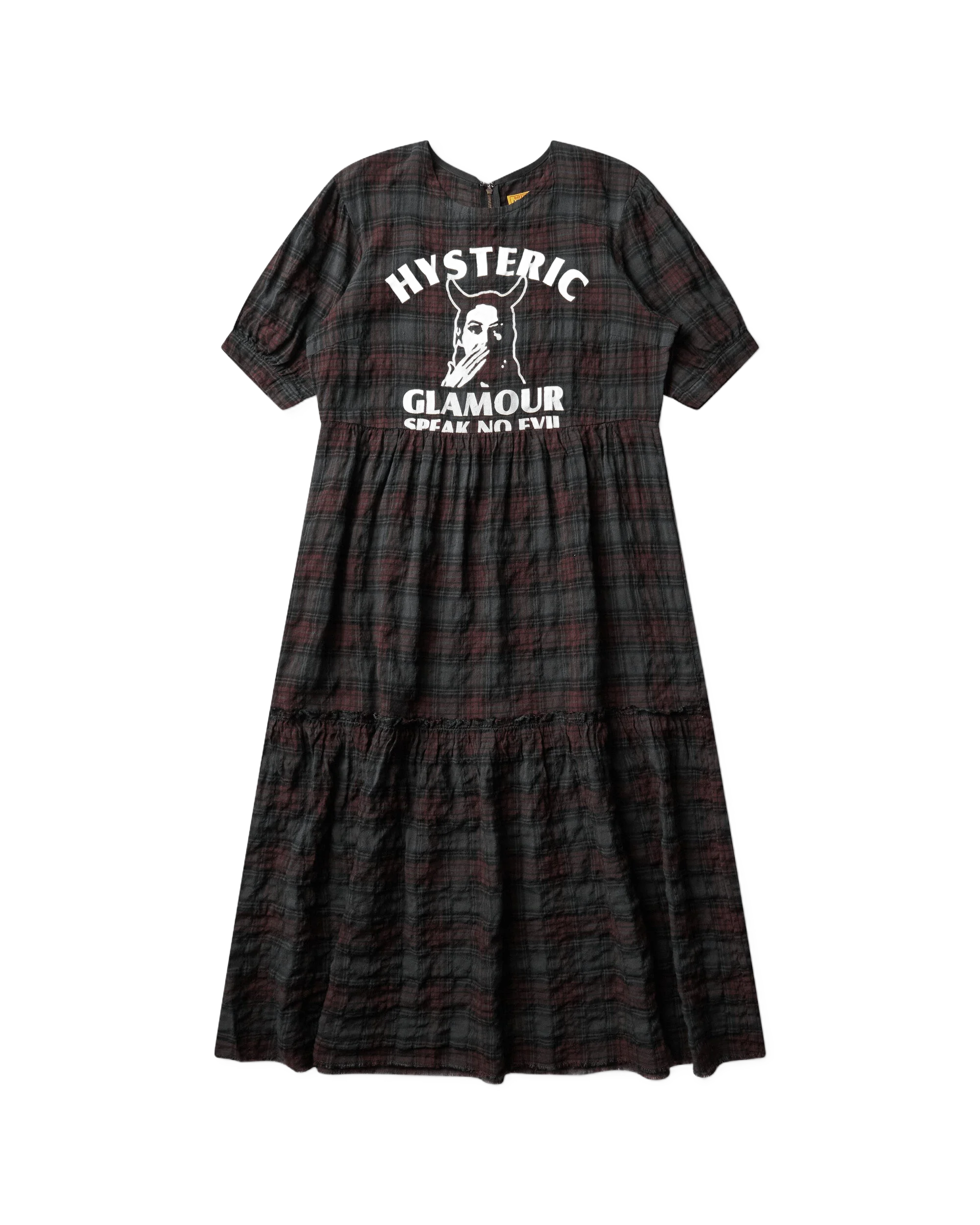 HYSTERIC GLAMOUR 스피크 노 이블 체크 드레스