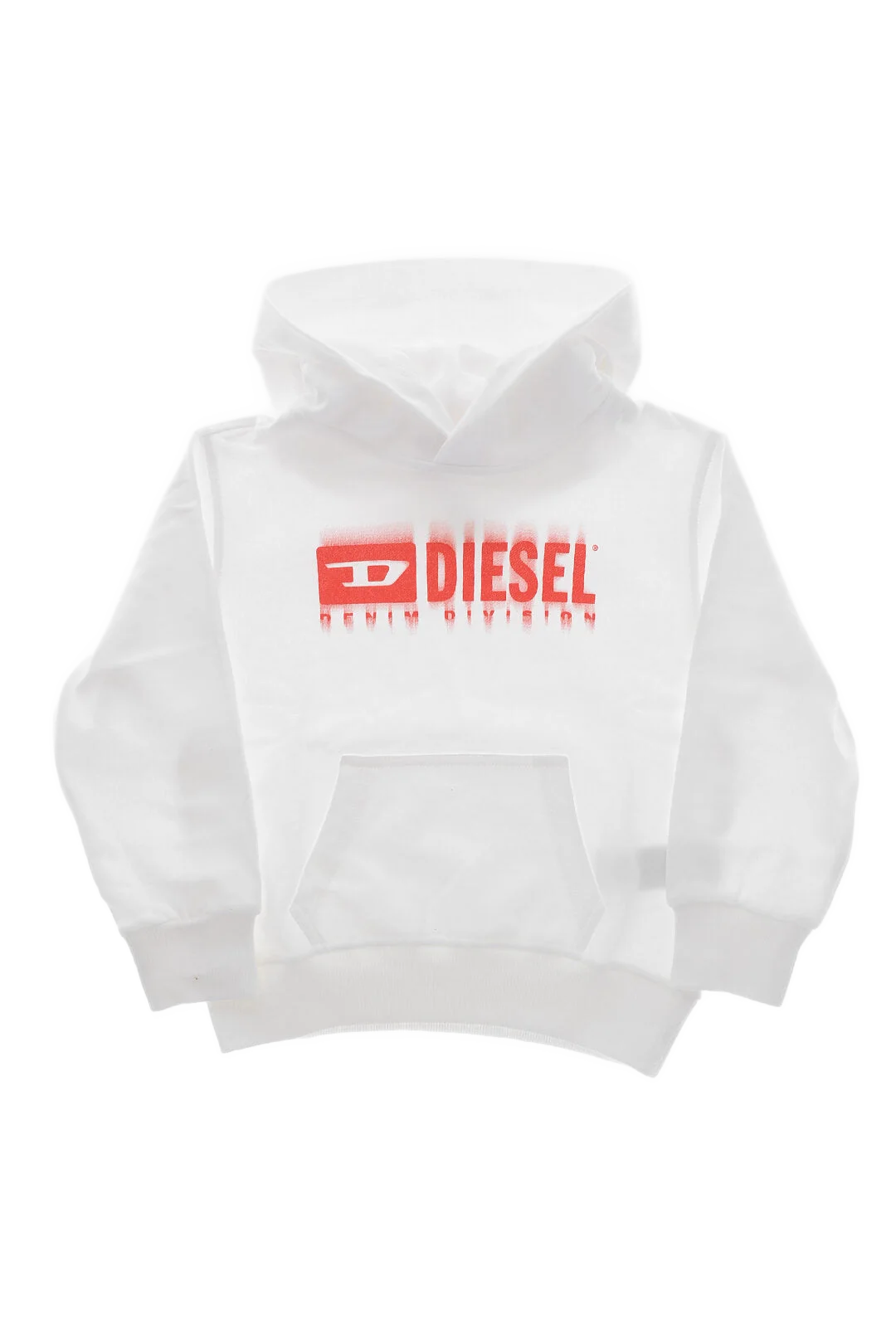 Diesel Kids 면 후드 페이드 로고
