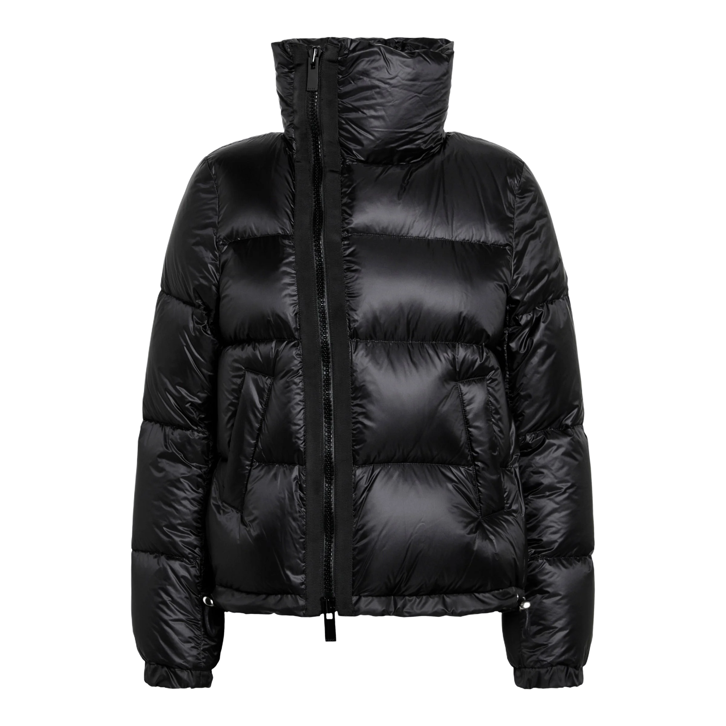 SACAI 다운 재킷 비대칭 지퍼