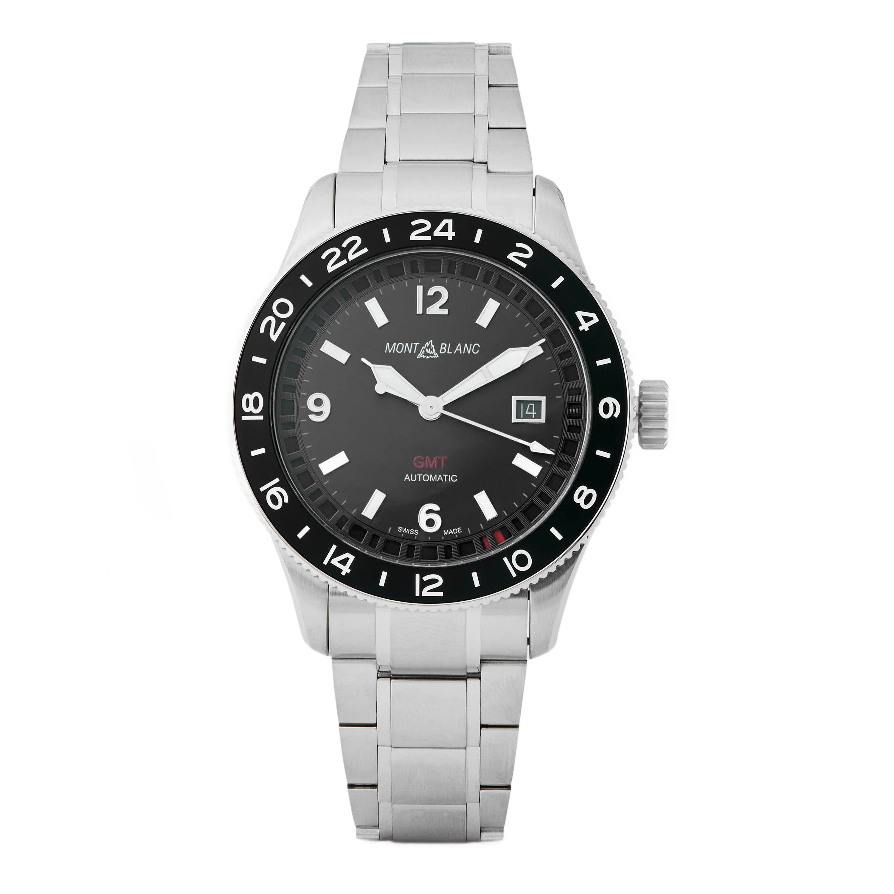 MONTBLANC 남성 GMT 자동 아날로그 시계