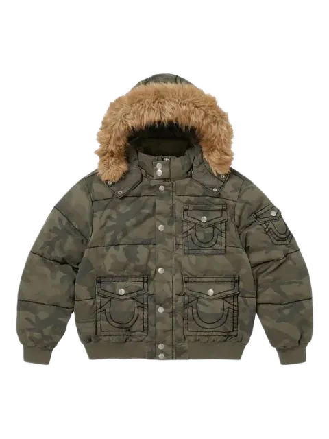 Supreme 카모플라주 패턴 패딩 자켓