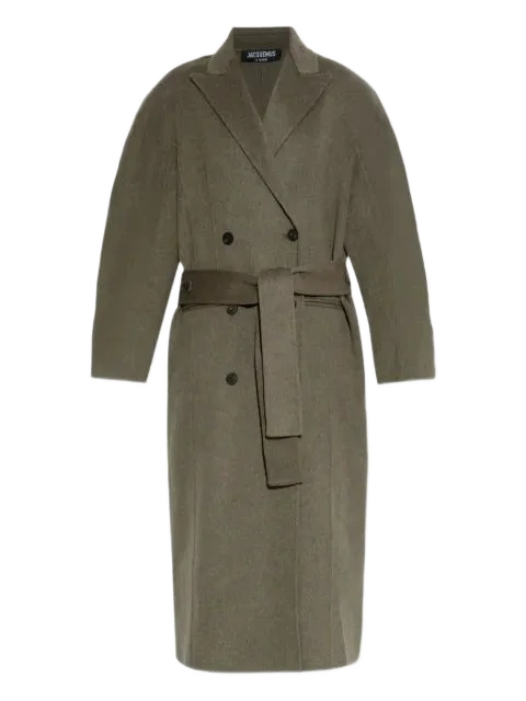JACQUEMUS 커브드 자켓 남성 벨트 코트