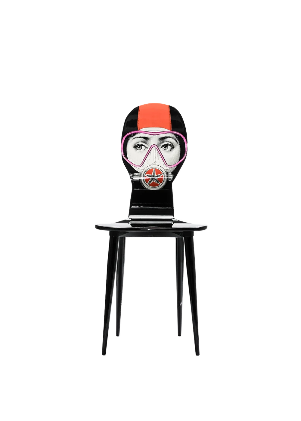 Fornasetti 레드 실비아서브 체어
