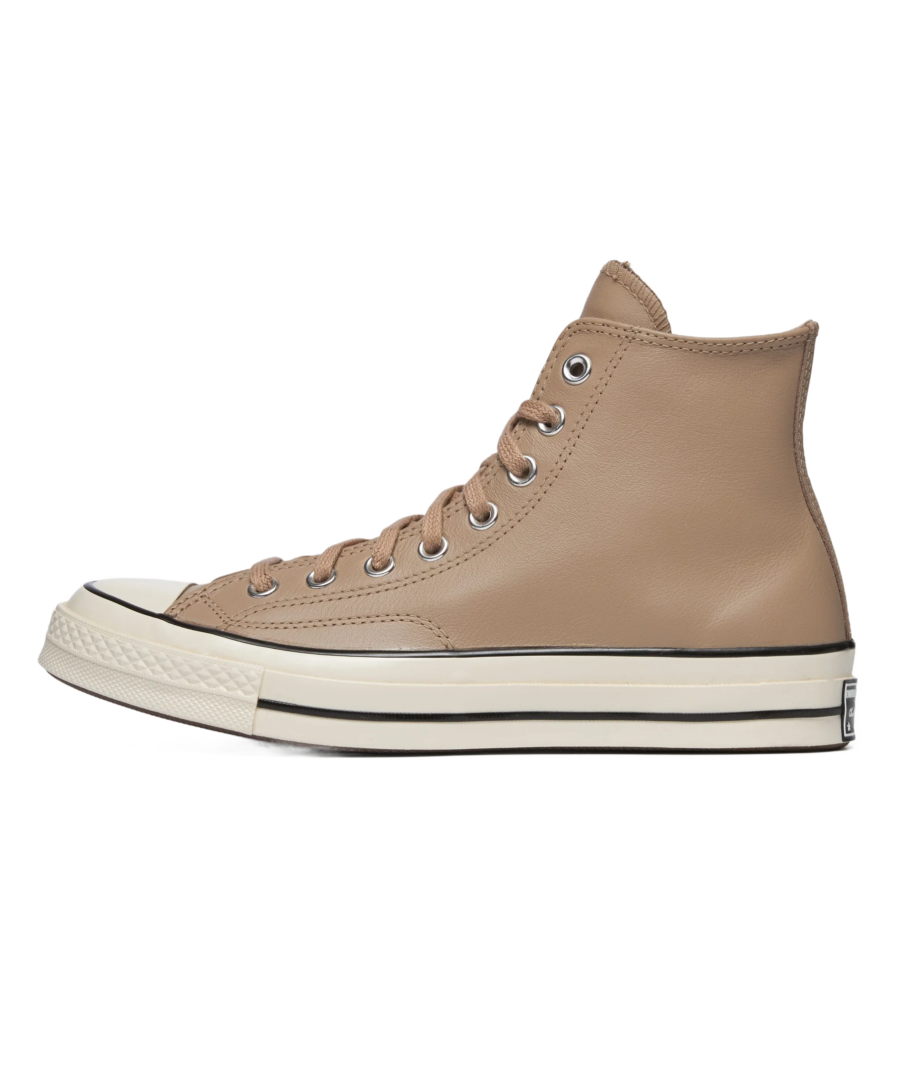CONVERSE 척 70 HI 가죽 스니커즈 베이지