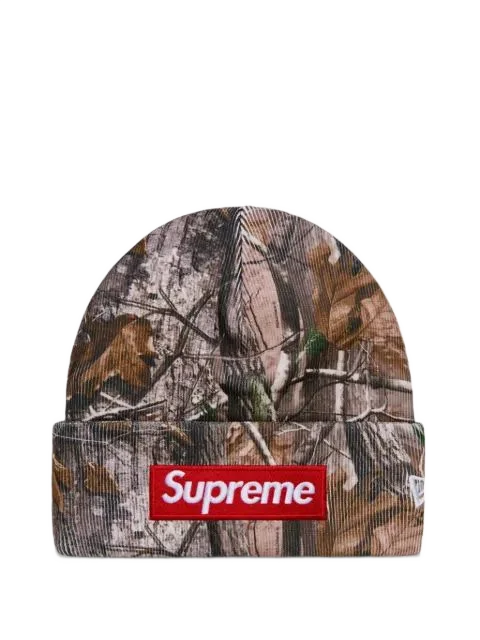 Supreme 뉴 에라 박스 로고 비니 모자