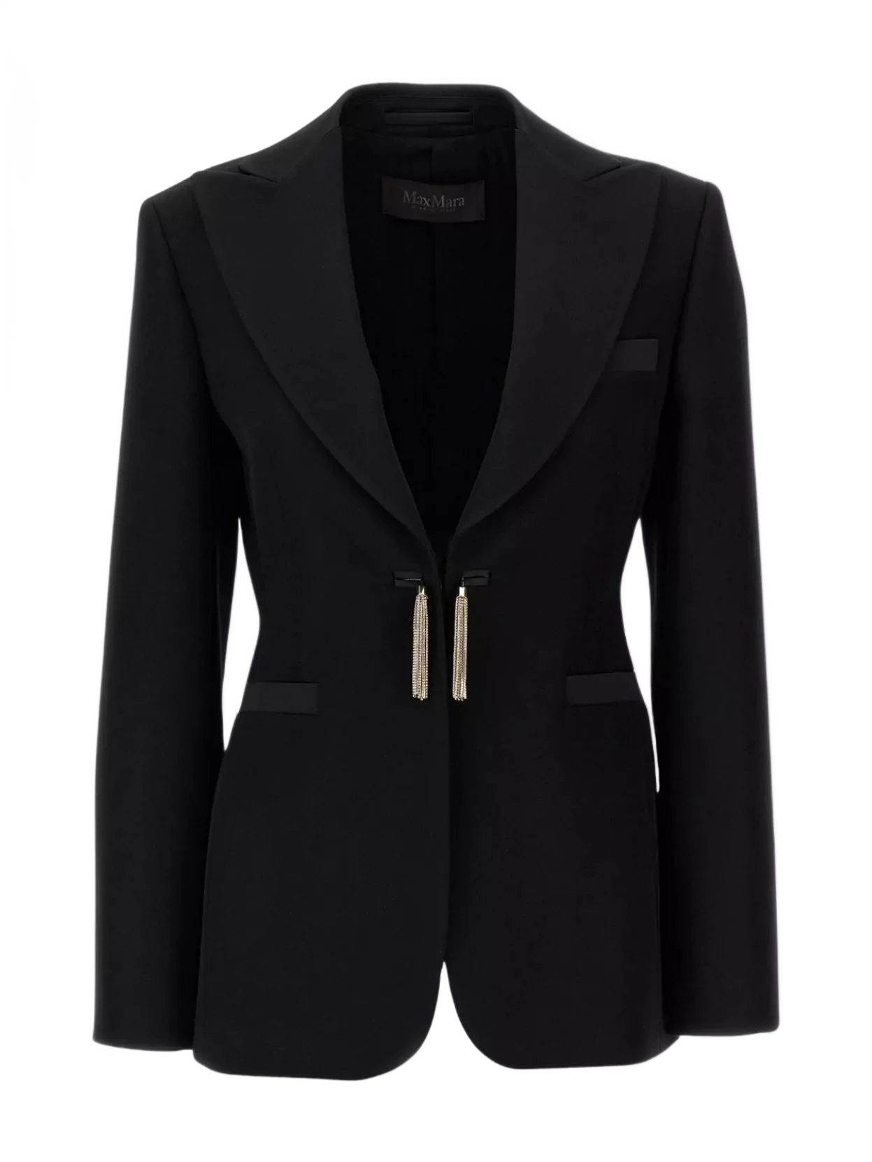MAXMARA 버진 울 싱글 브레스트 블레이저