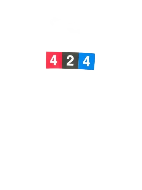 424 로고 프린트 스웨트셔츠