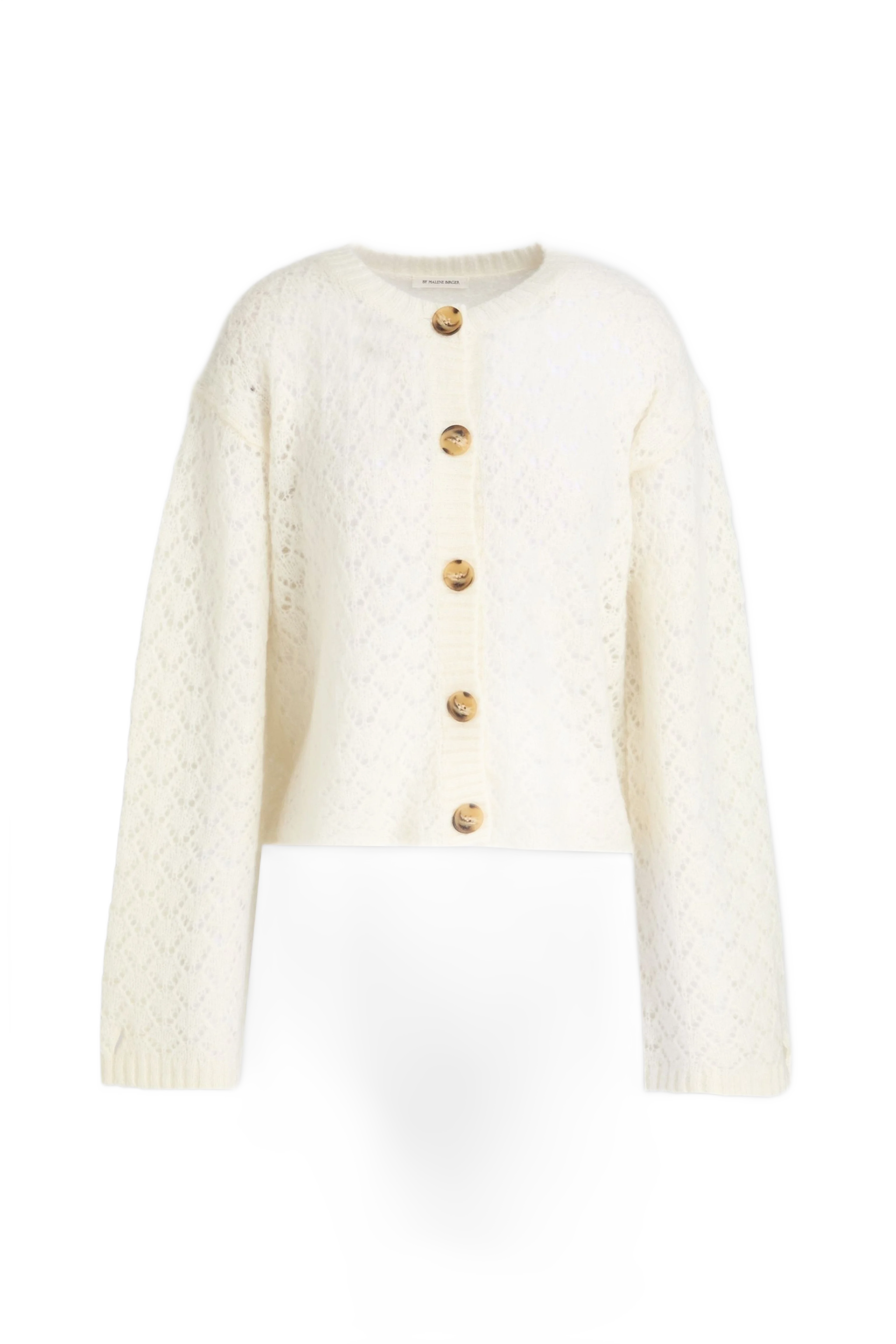 BY MALENE BIRGER 시에루 브러시드 포인텔 니트 가디건