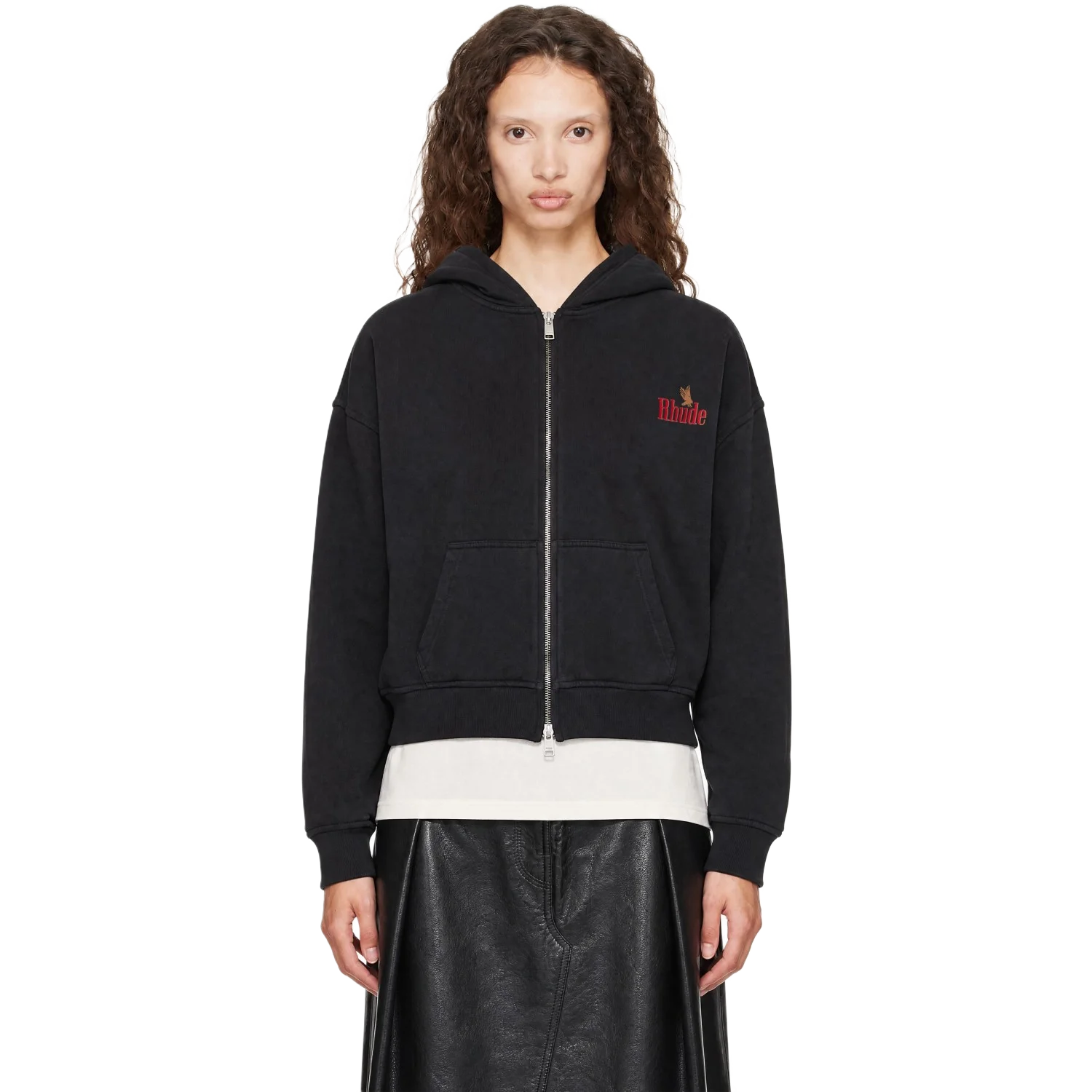 Rhude 아메리칸 스피릿 집업 후드