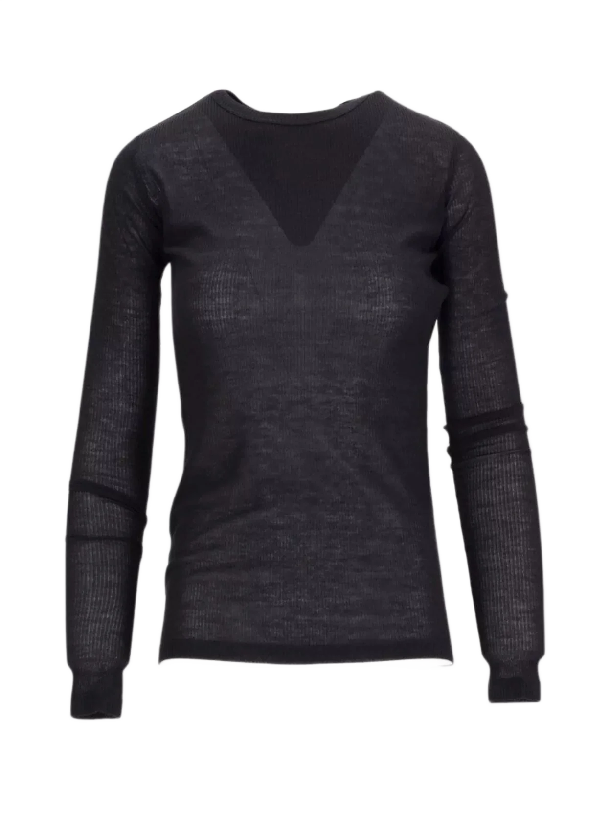 Ann Demeulemeester 슬림핏 긴팔 티셔츠