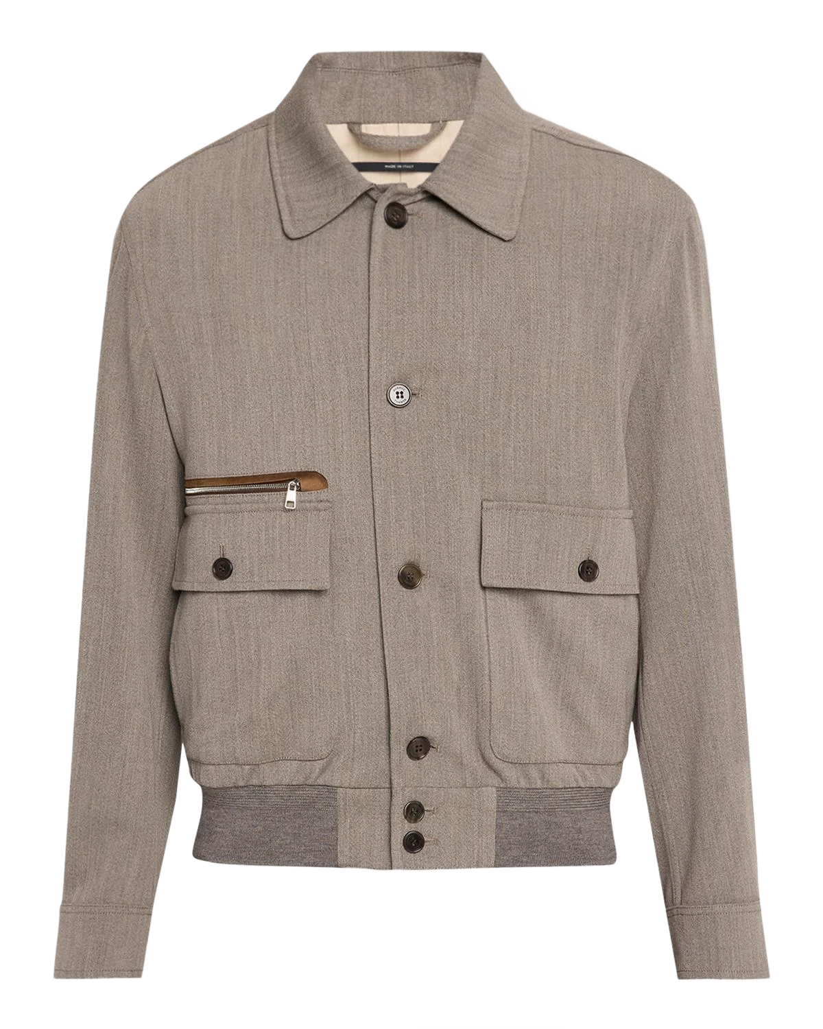 DUNHILL 남성 슈퍼 120S 울 봄버 자켓