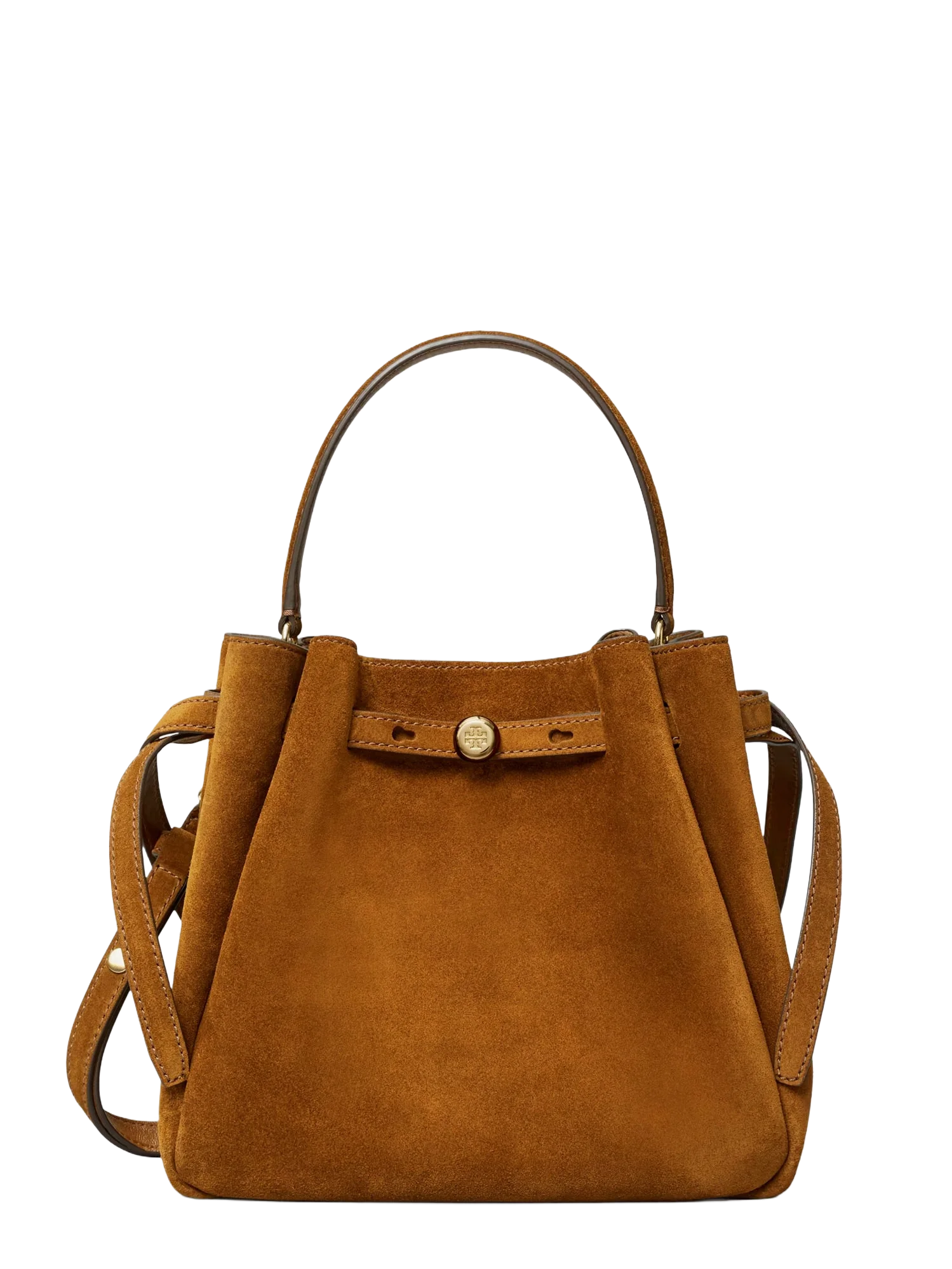 TORY BURCH 로미 스웨이드 버킷백