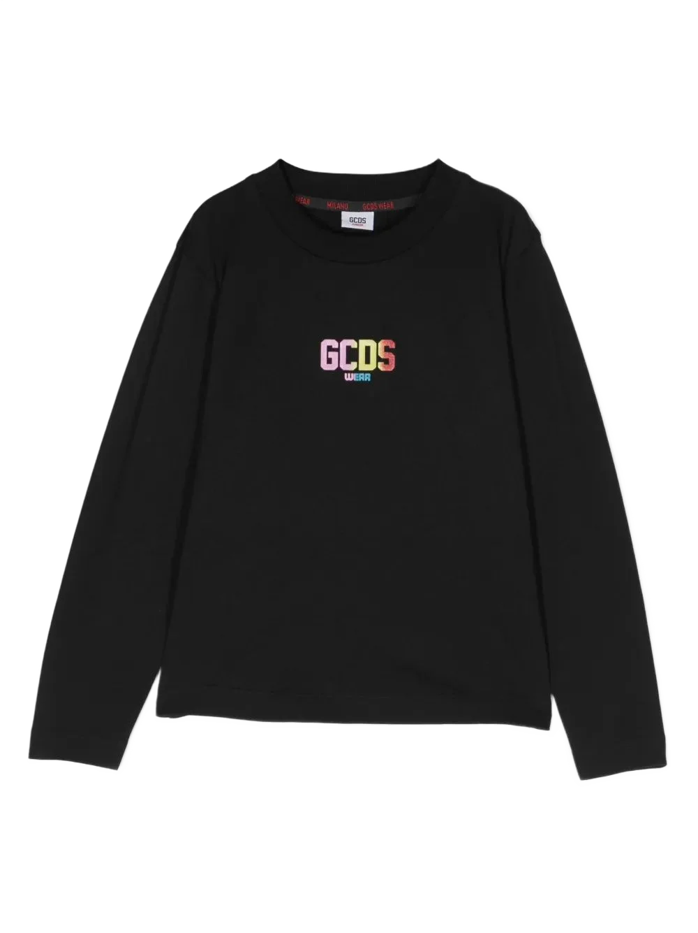 Gcds Kids 로고 프린트 면 티셔츠