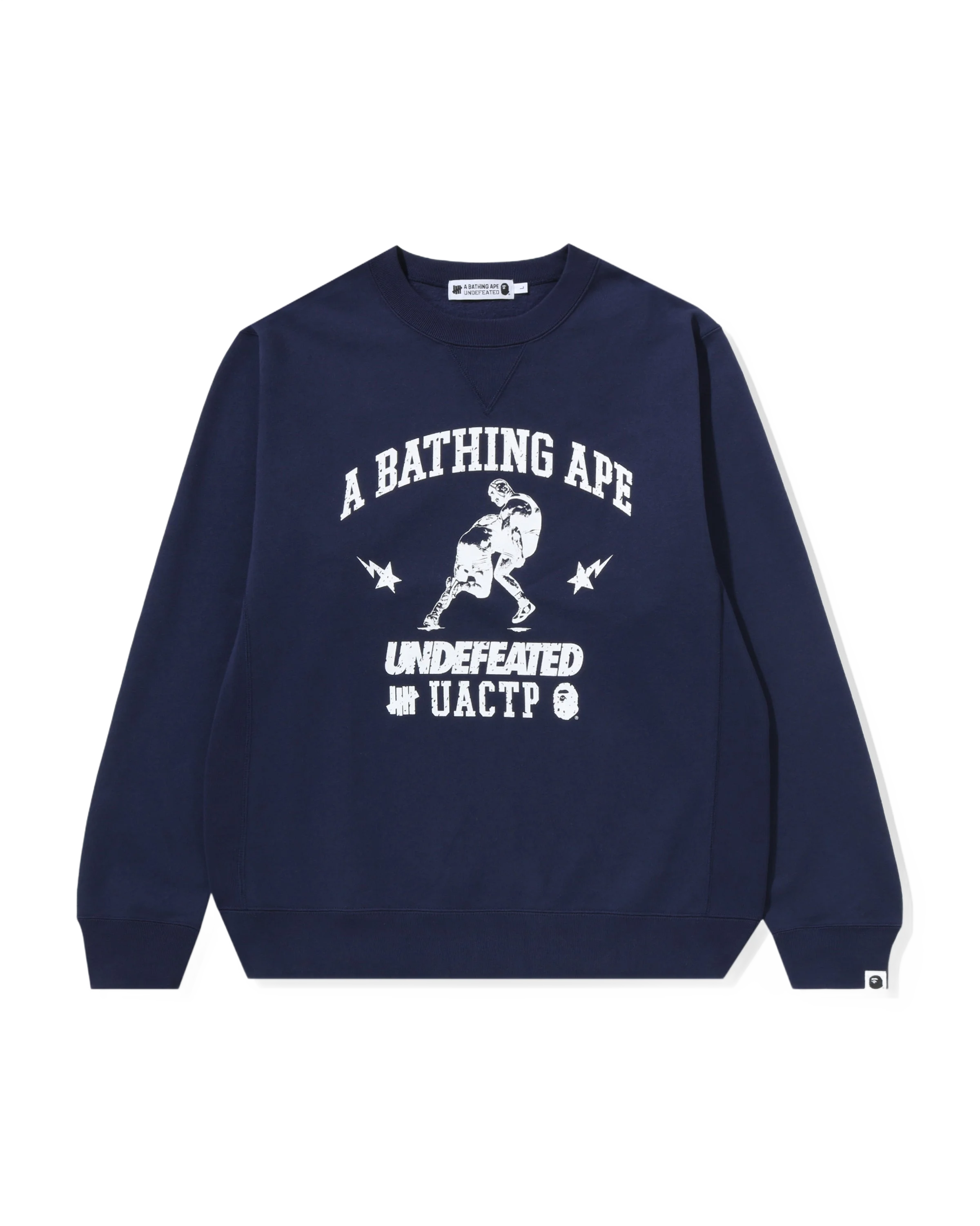 Bape 언디피티드 X 크루넥 맨투맨