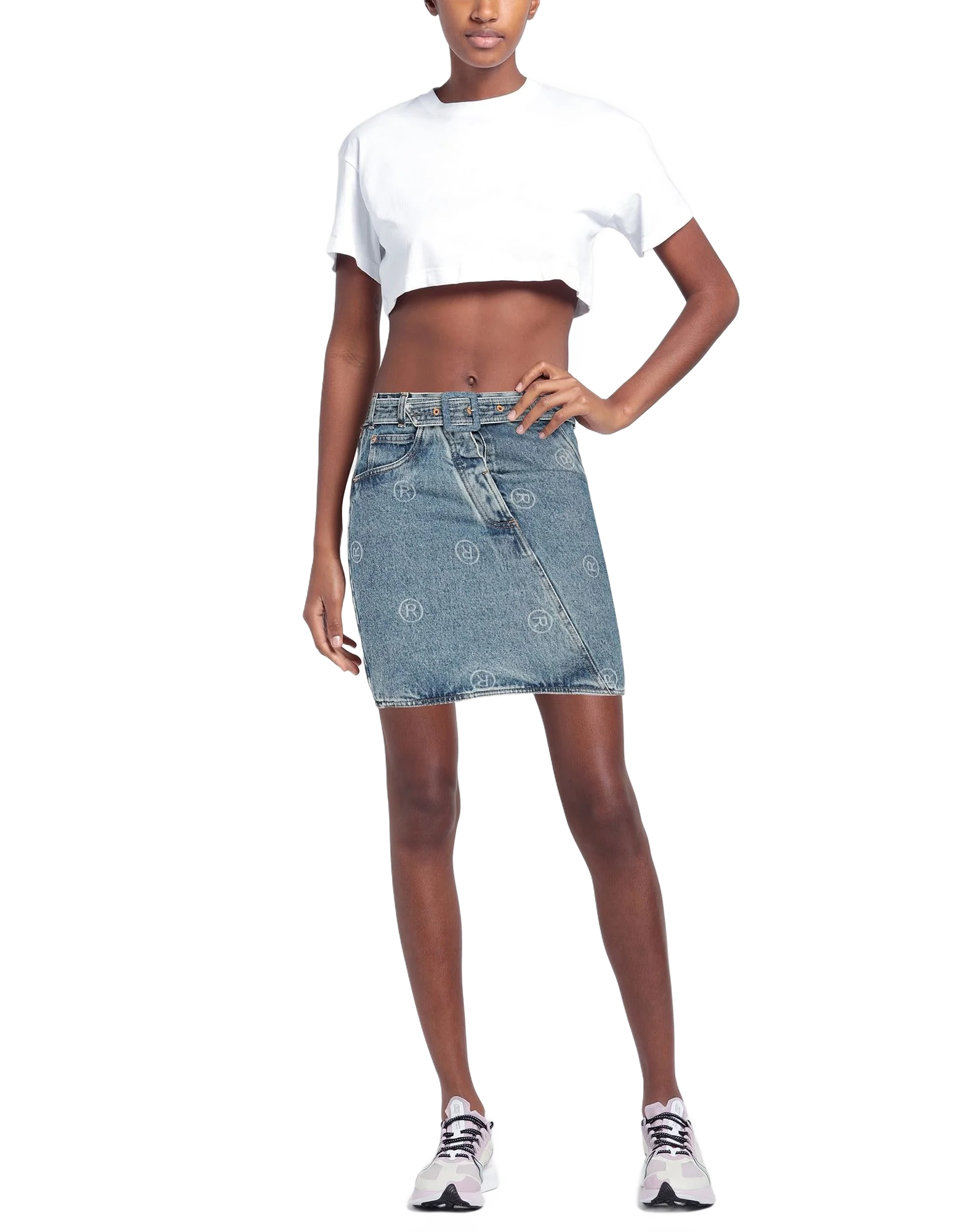 MARTINE ROSE 데님 스커트