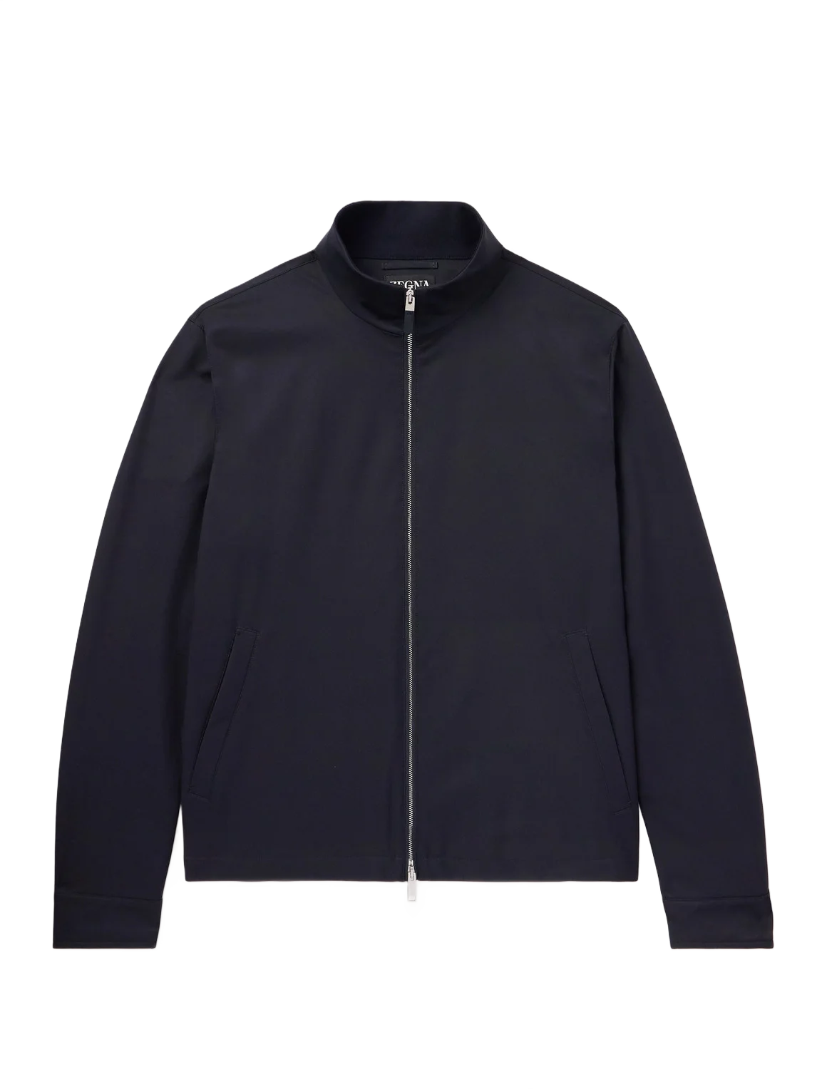 ZEGNA 3L 트윌 블루종 자켓