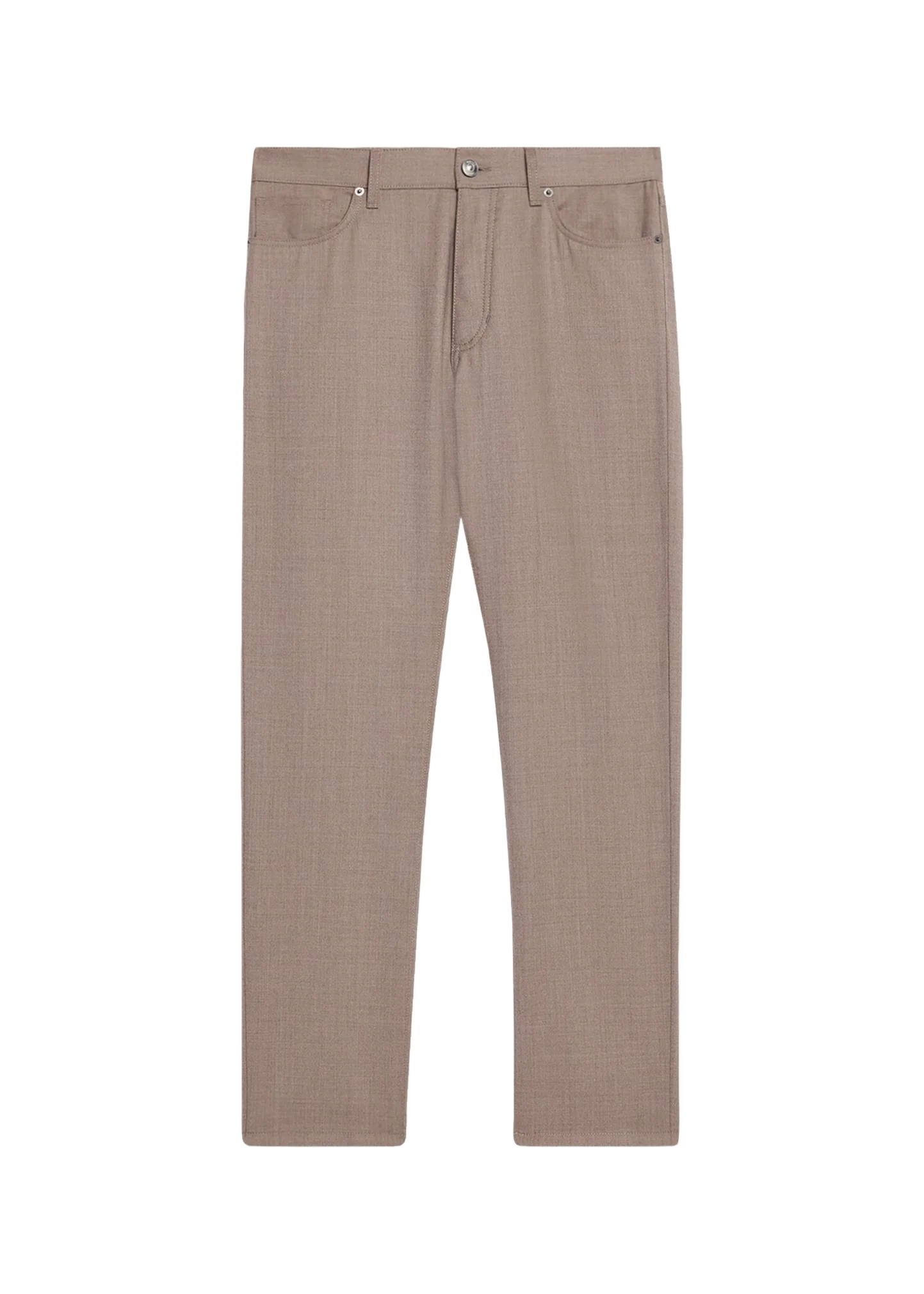 ZEGNA 남성 울 샤크스킨 슬림 팬츠