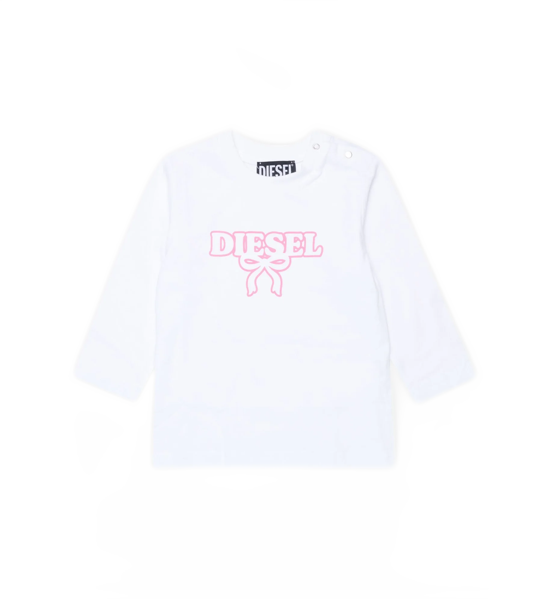 Diesel Kids 로고 긴팔 티셔츠