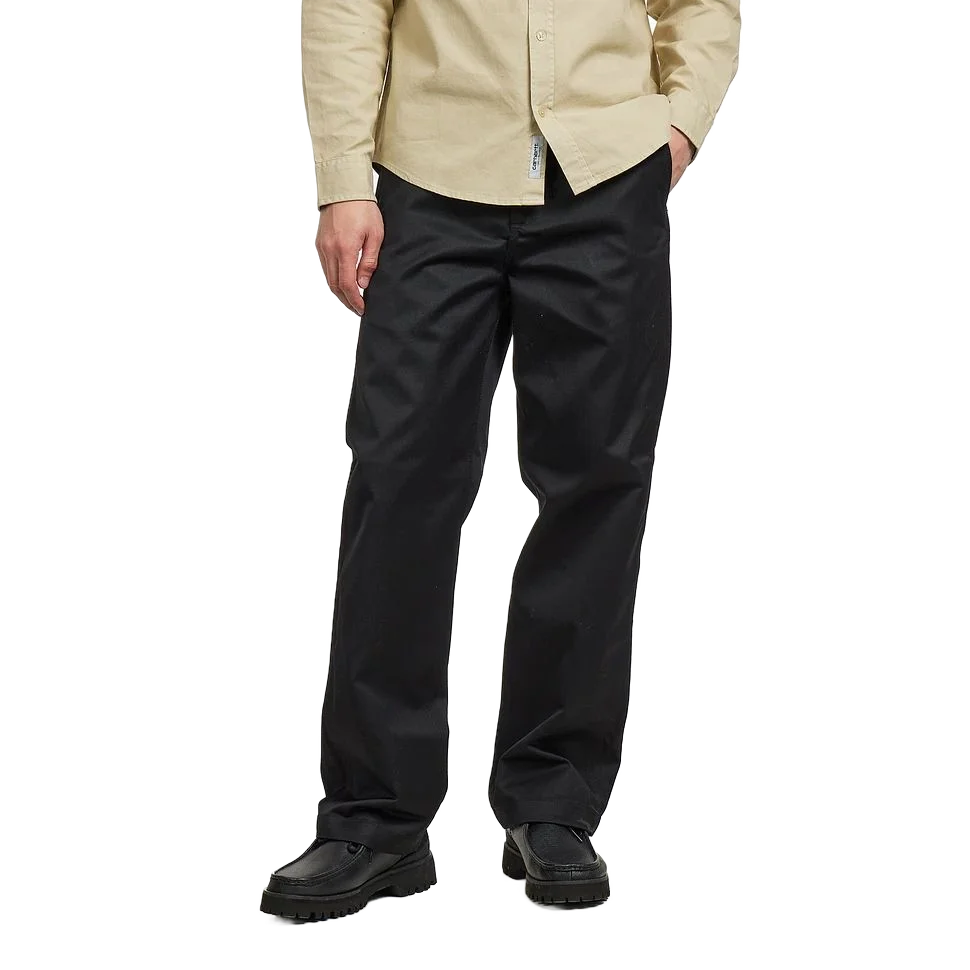 CARHARTT 하롤드 팬트 데니슨 트윌 8.8 온스 블랙 리지드