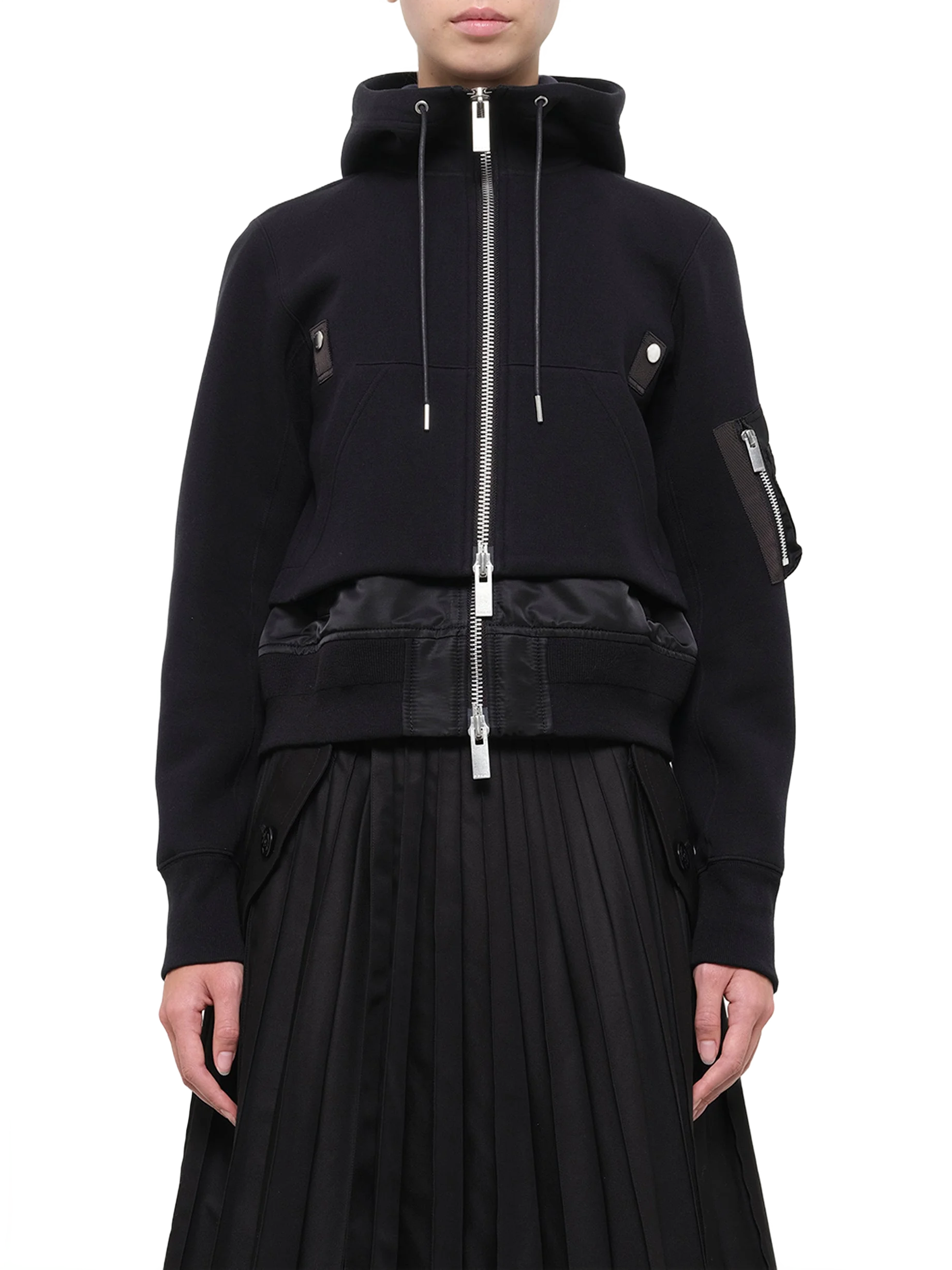 SACAI 스폰지 후드티
