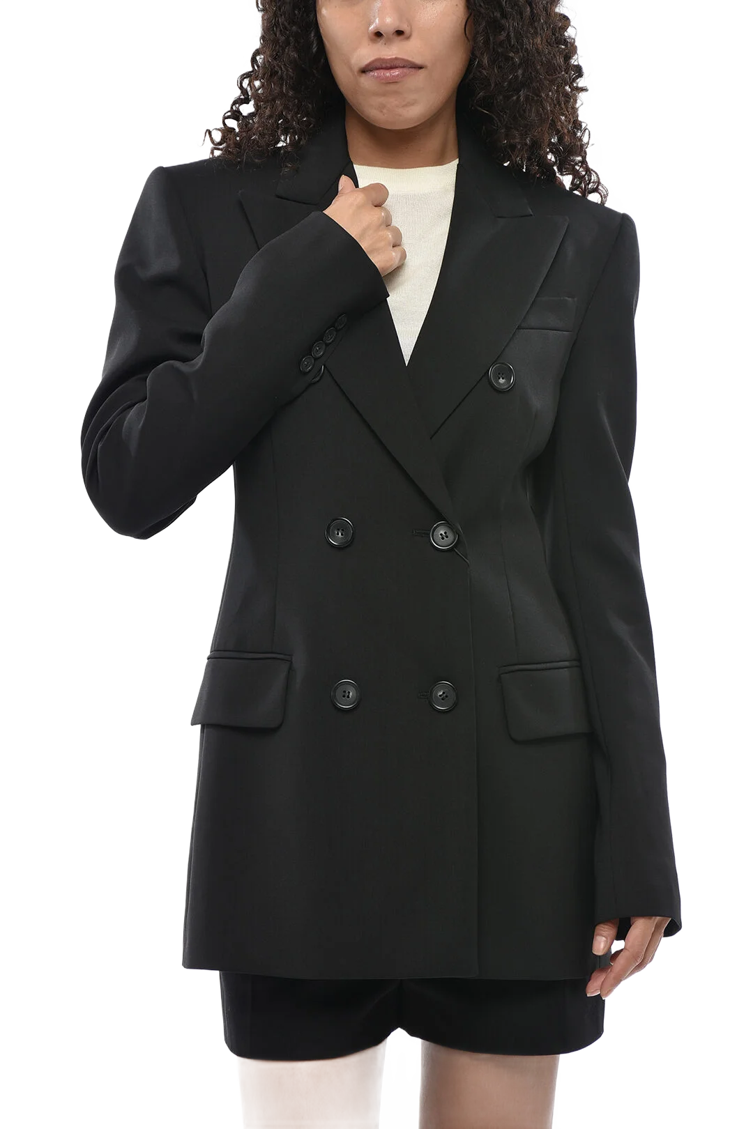 MAXMARA 캐시미어 더블 브레스트 자켓 ADAMO