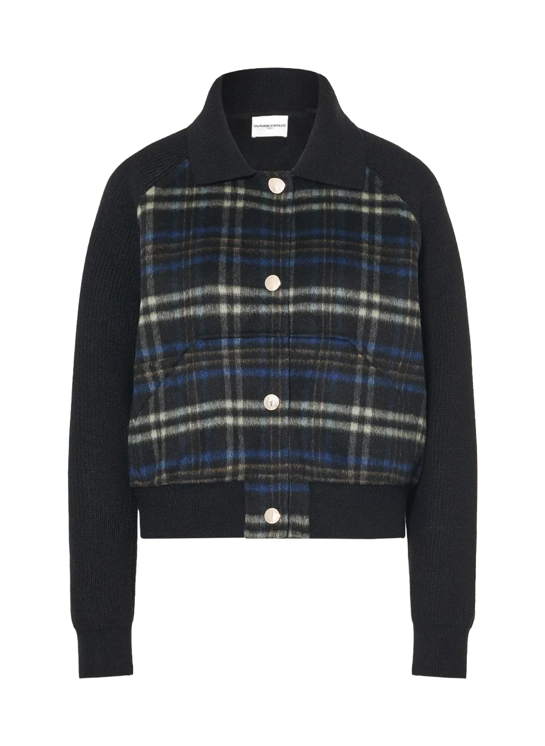 Claudie Pierlot  소재 믹스 자켓