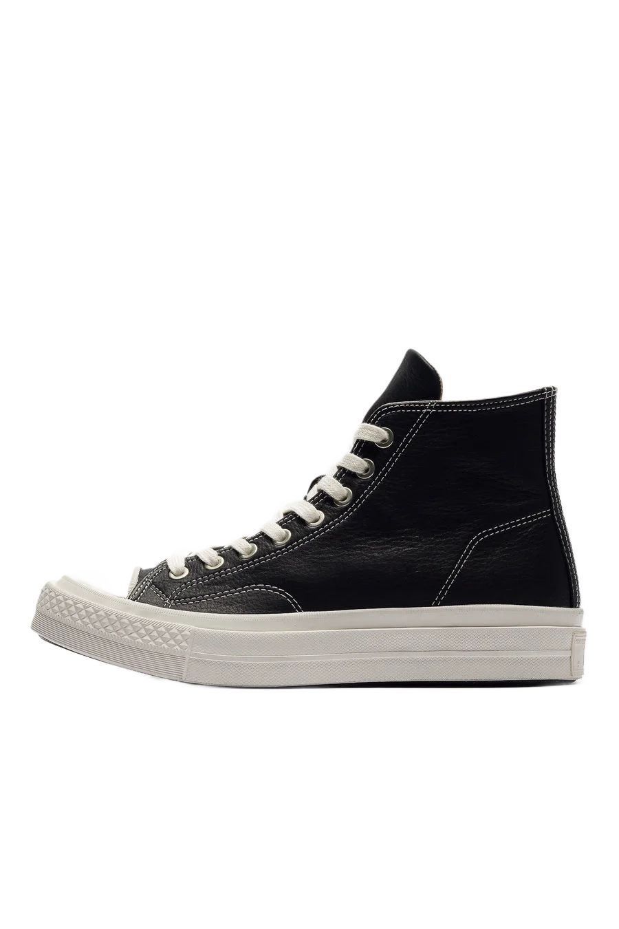 CONVERSE 퍼스트 스트링 척 테일러 하이 스니커 블랙 스노우 화이트