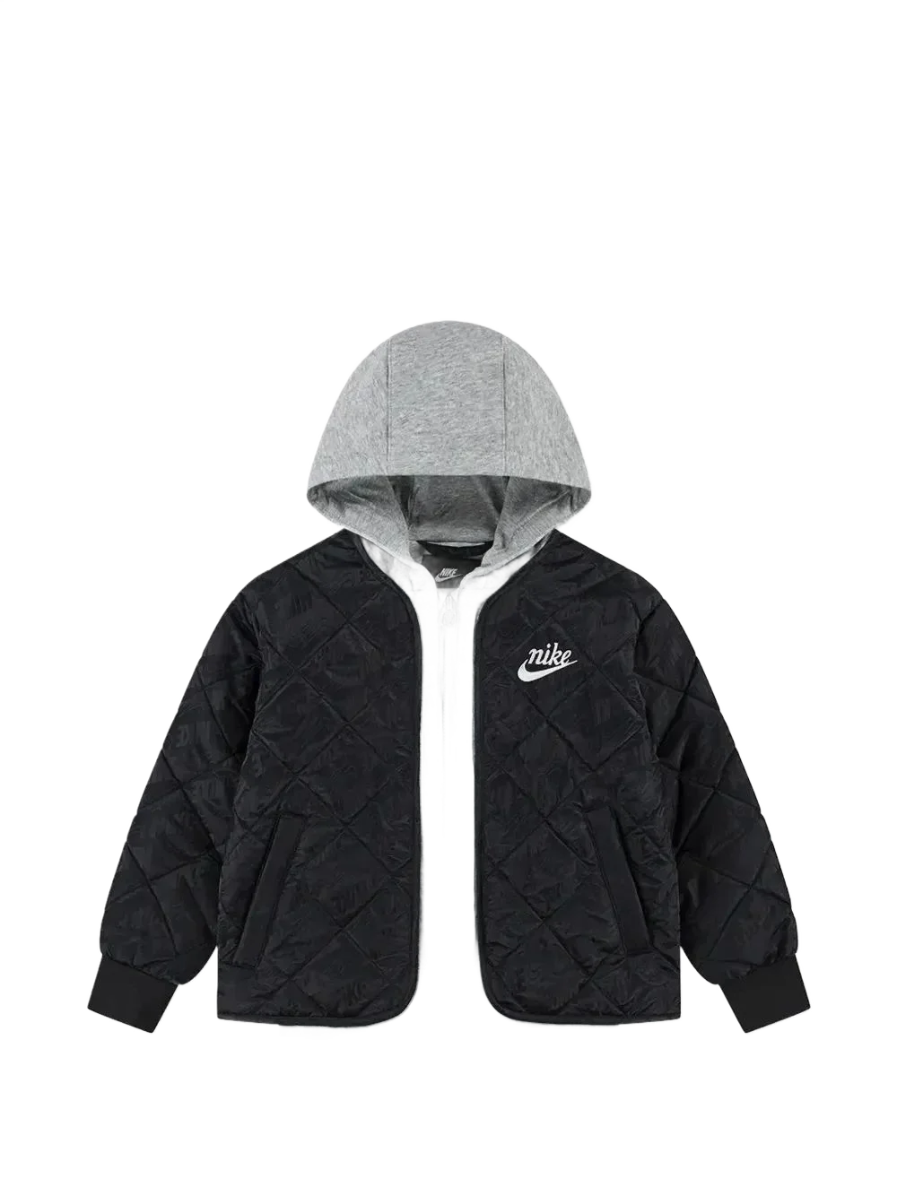 Nike Kids 퀼팅 후드 자켓