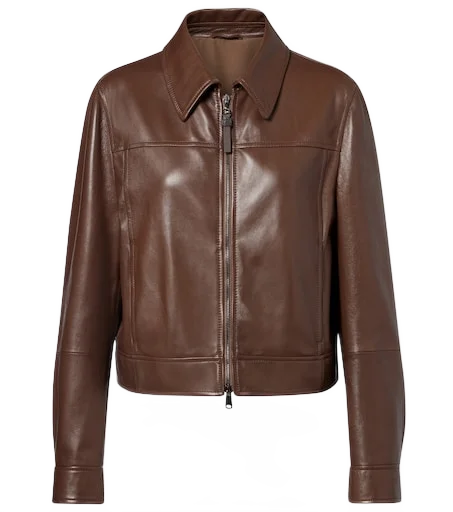 BRUNELLO CUCINELLI 레더 재킷