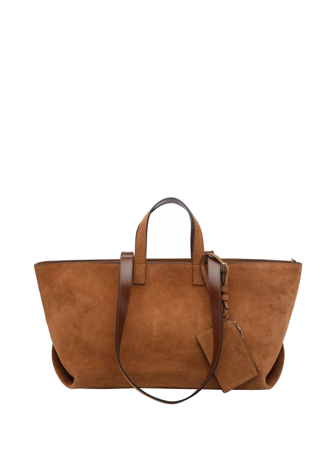 A.P.C. 르 드러머 대형 스웨이드 토트백
