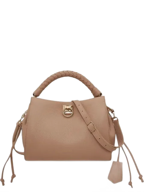 MULBERRY 아이리스 브레이드 핸들 토트백
