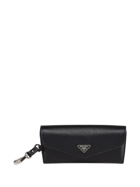 PRADA 로고 장식 선글라스 케이스