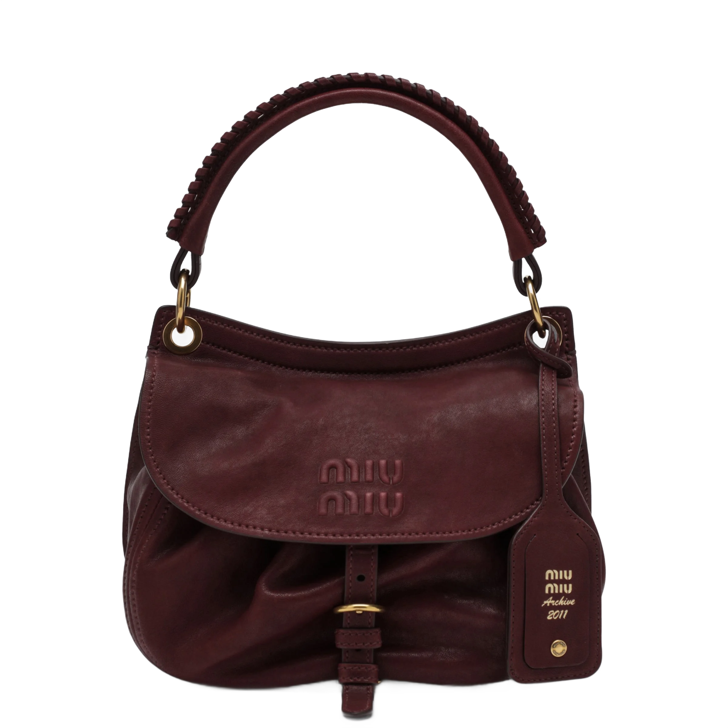 MIU MIU 랑데부 가죽 백