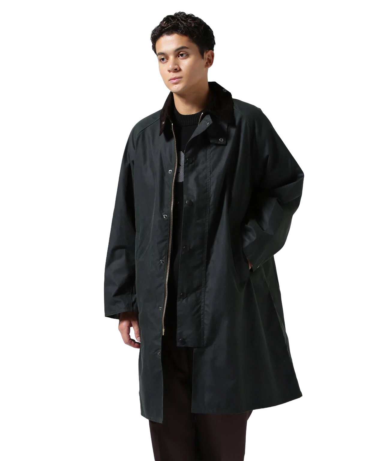 BARBOUR 엑스무어 모디파이드 엑스무어 왁스 코트