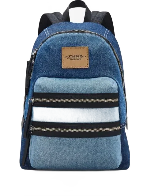 Marc Jacobs 대형 컬러블록 데님 백팩