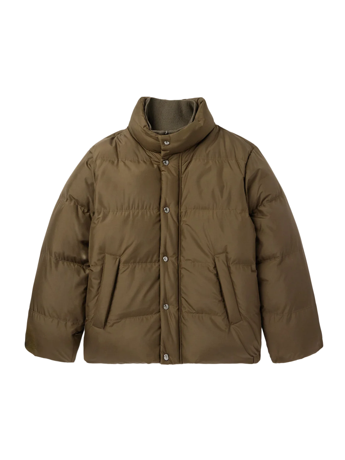 LOROPIANA 루치오 퀼티드 스톰 시스템 실크 자켓
