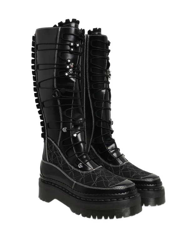 DR. MARTENS 엑스트림 프릴 플랫폼 부츠