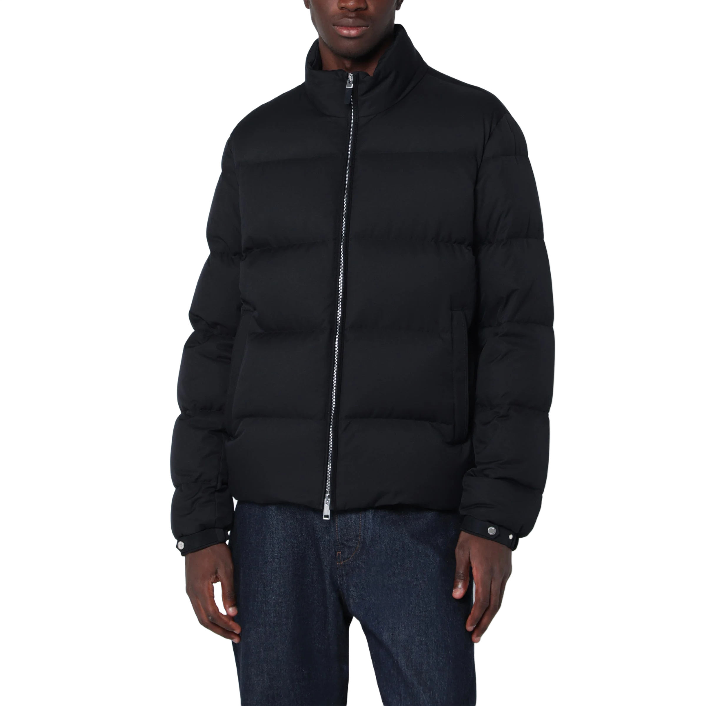 ZEGNA 에르메네질도 제냐 네이비 집업 다운 자켓