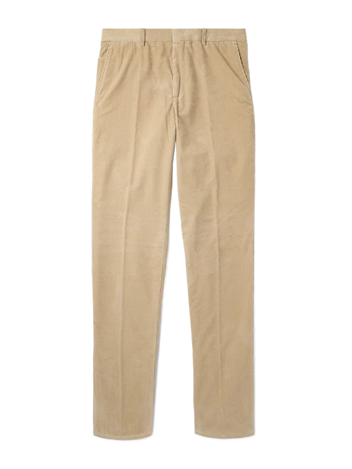 LOROPIANA 자르노 햄프턴 스트레이트 레그 코튼 코듀로이 바지