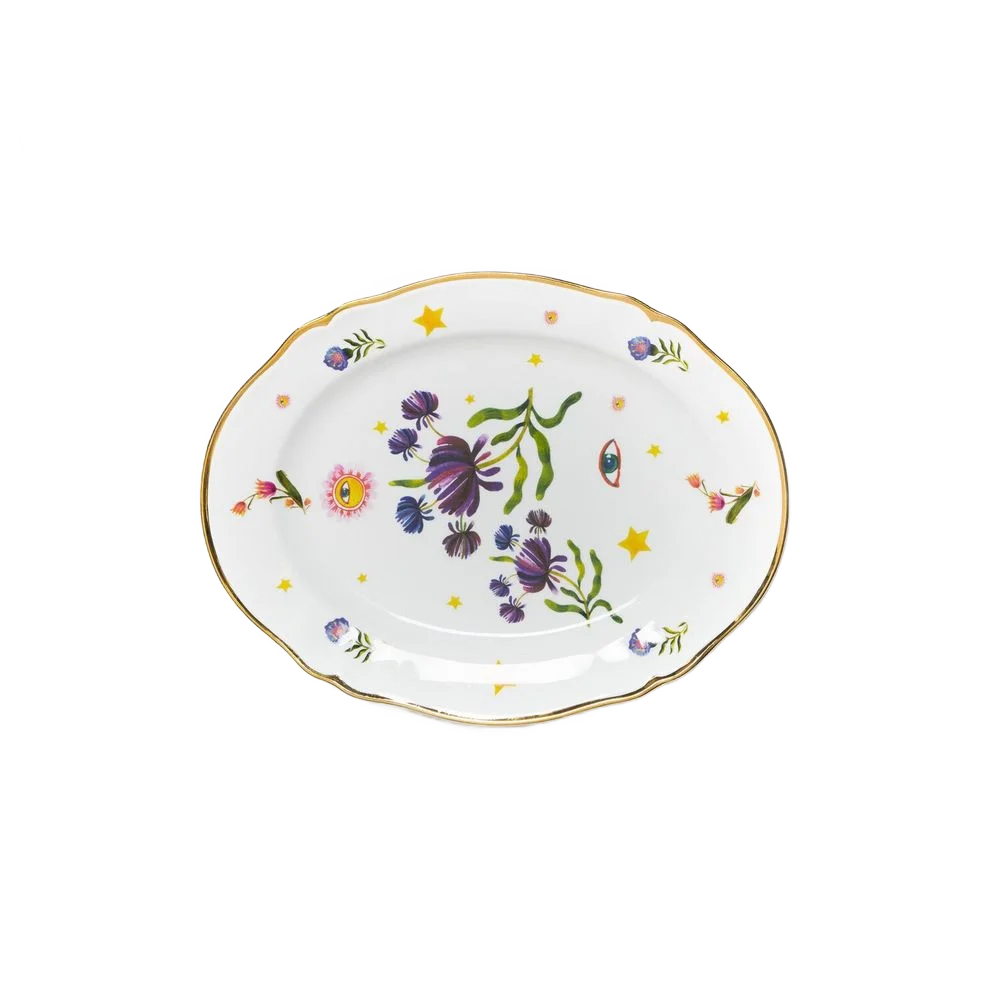 Bitossi 라 타볼라 스콤포스타 오벌 플레이트